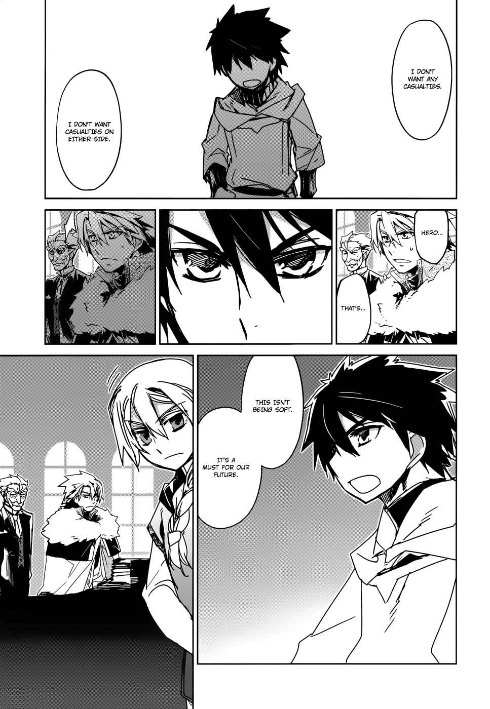 MAOYU : Archenemy and Hero “Become mine, Hero” “I refuse!” Chapter 17 - Page 52