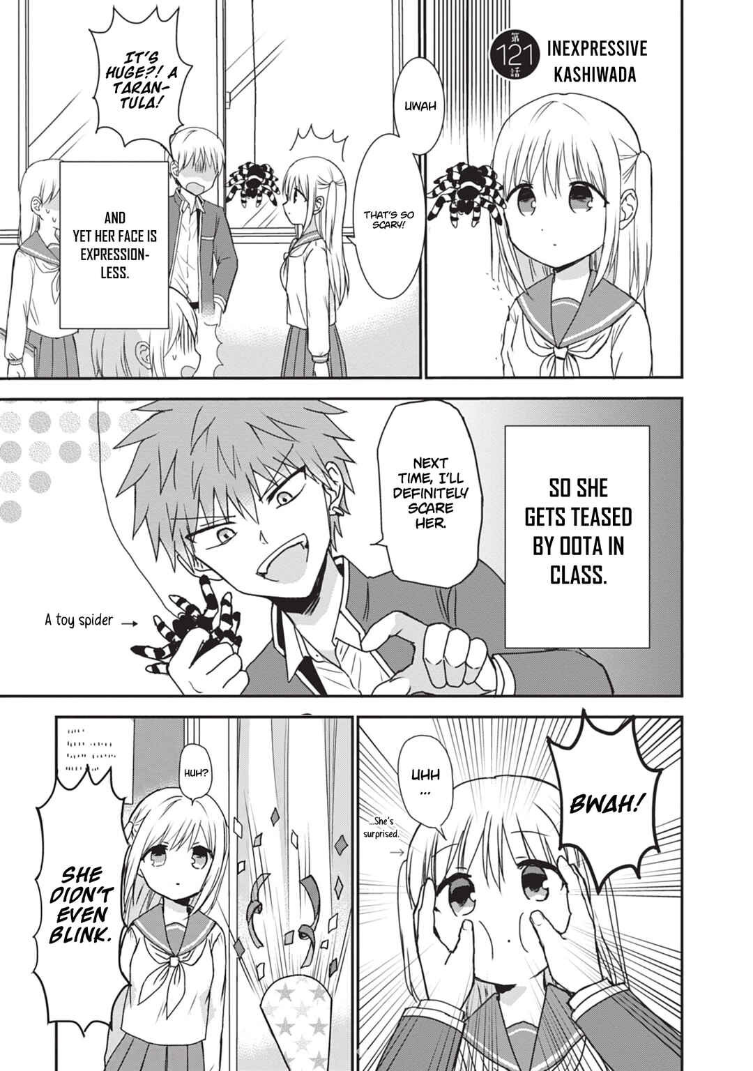 Kao ni Denai Kashiwada-san to Kao ni Deru Oota-kun Chapter 121 - Page 2