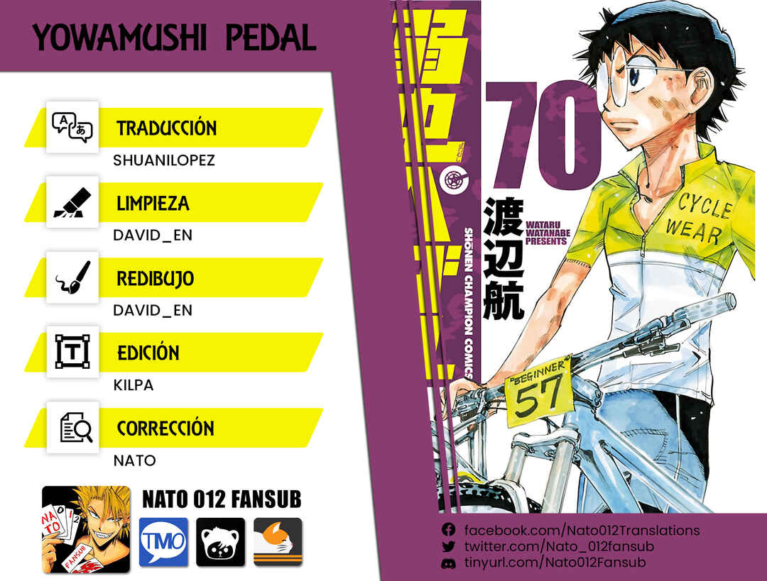 Yowamushi Pedal Chapter 603 - Page 1