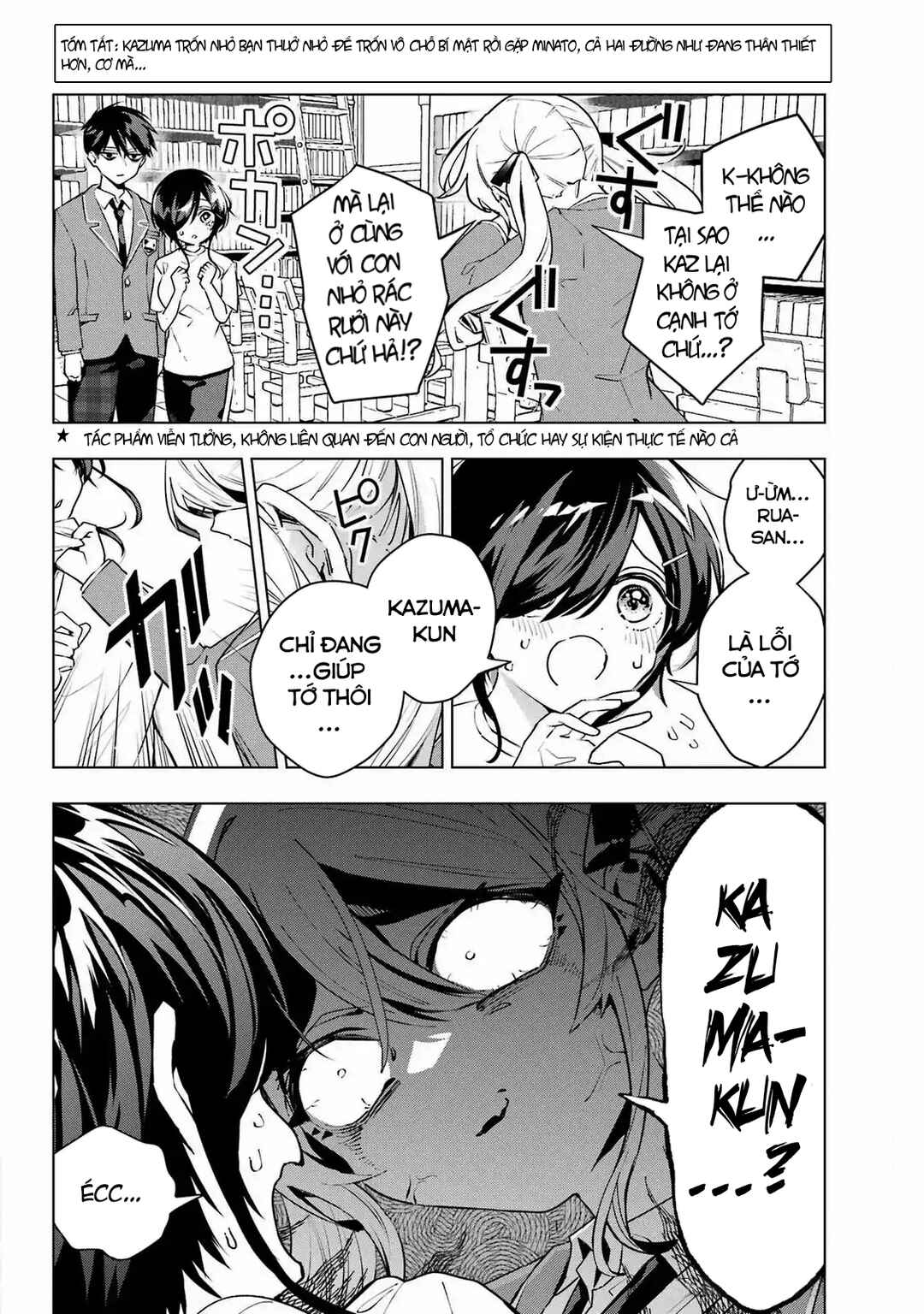 Anta to Osananajimi tte dake demo Iya nanoni!: Zekkou kara Hajimaru S-kyuu Bishoujo to no Gakuen Nariagari Seikatsu Chapter 3 - Page 4