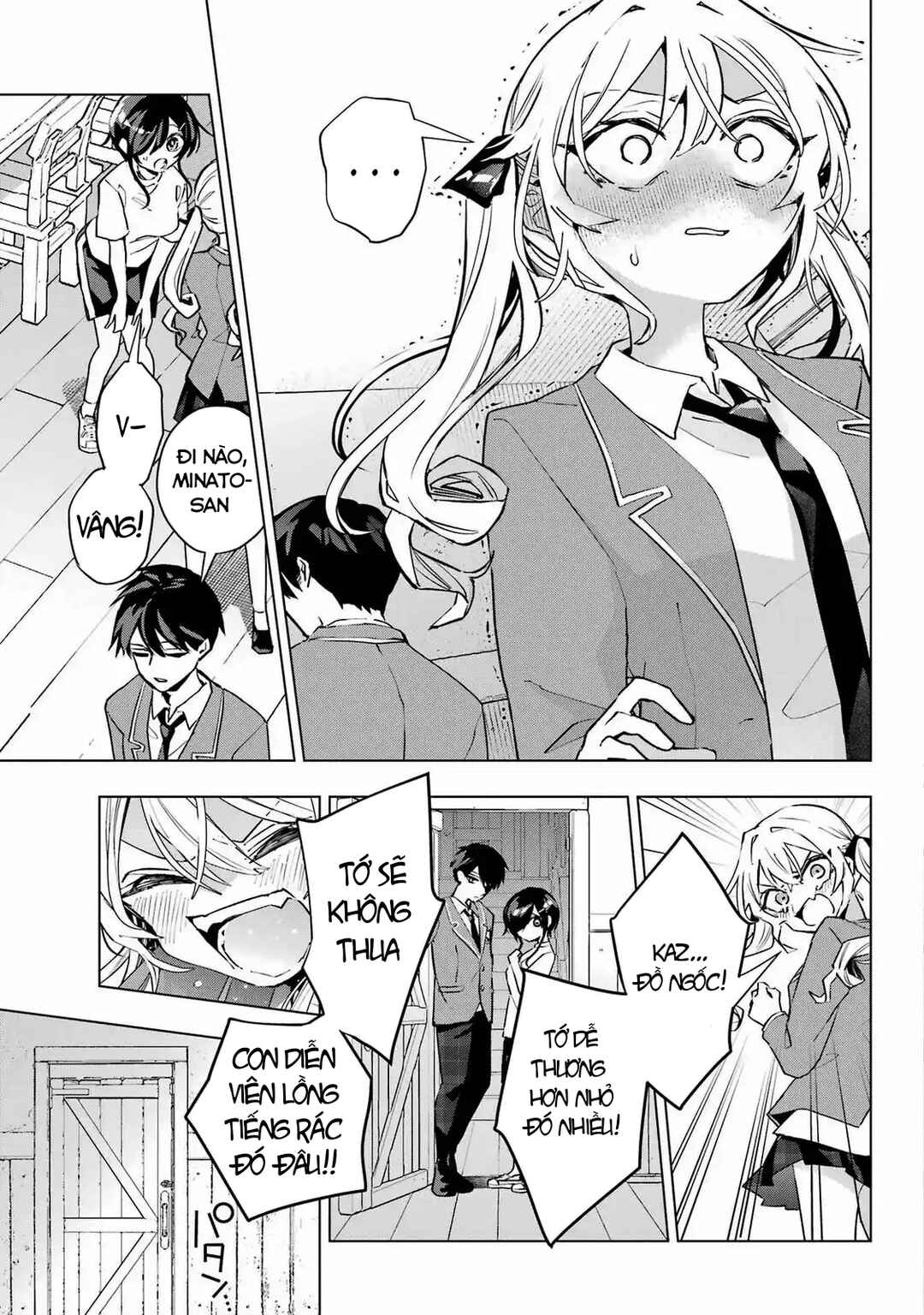 Anta to Osananajimi tte dake demo Iya nanoni!: Zekkou kara Hajimaru S-kyuu Bishoujo to no Gakuen Nariagari Seikatsu Chapter 3 - Page 9