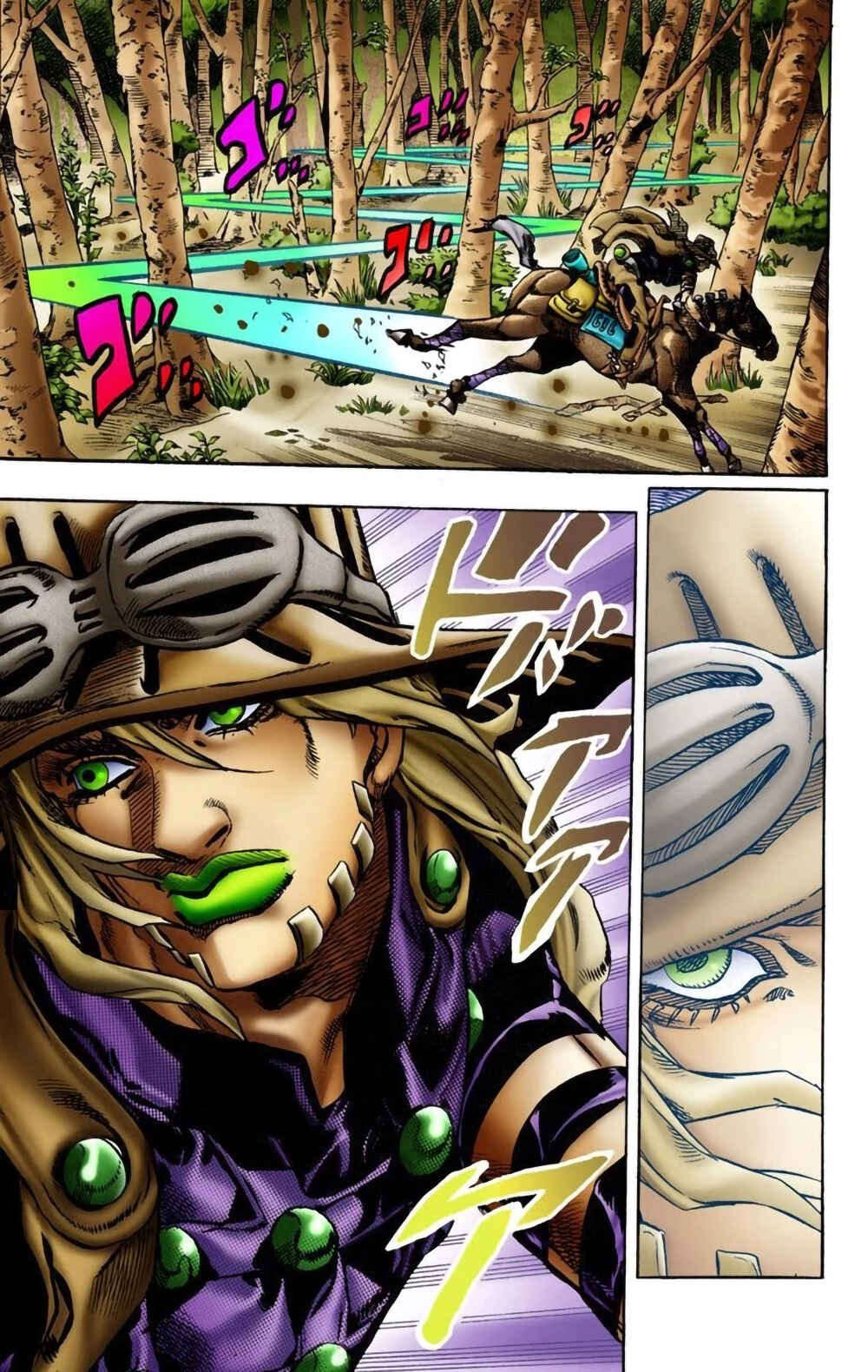 JoJo no Kimyou na Bouken: Part 7 - Steel Ball Run Color-ban Chapter 8 - Page 13