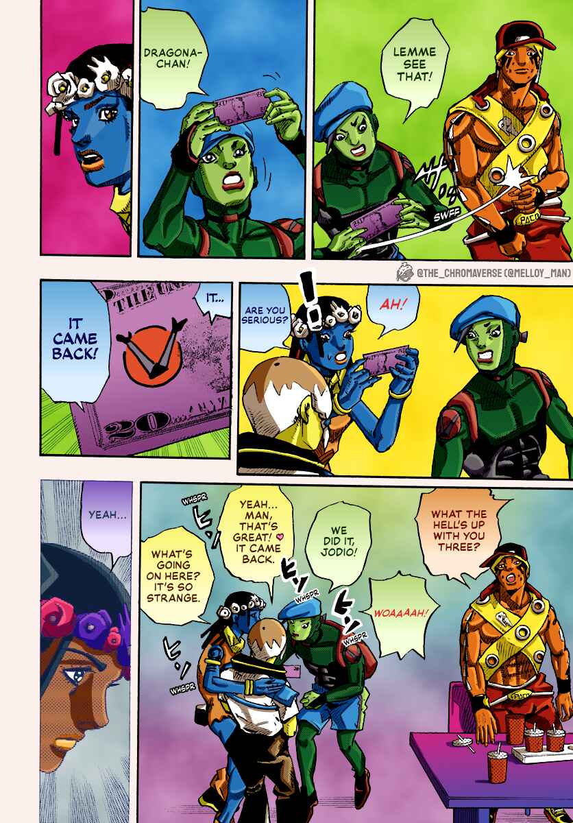 JoJo's Bizarre Adventure Part 9 - The JOJOLands (Fan-Colored) Chapter 8 - Page 14