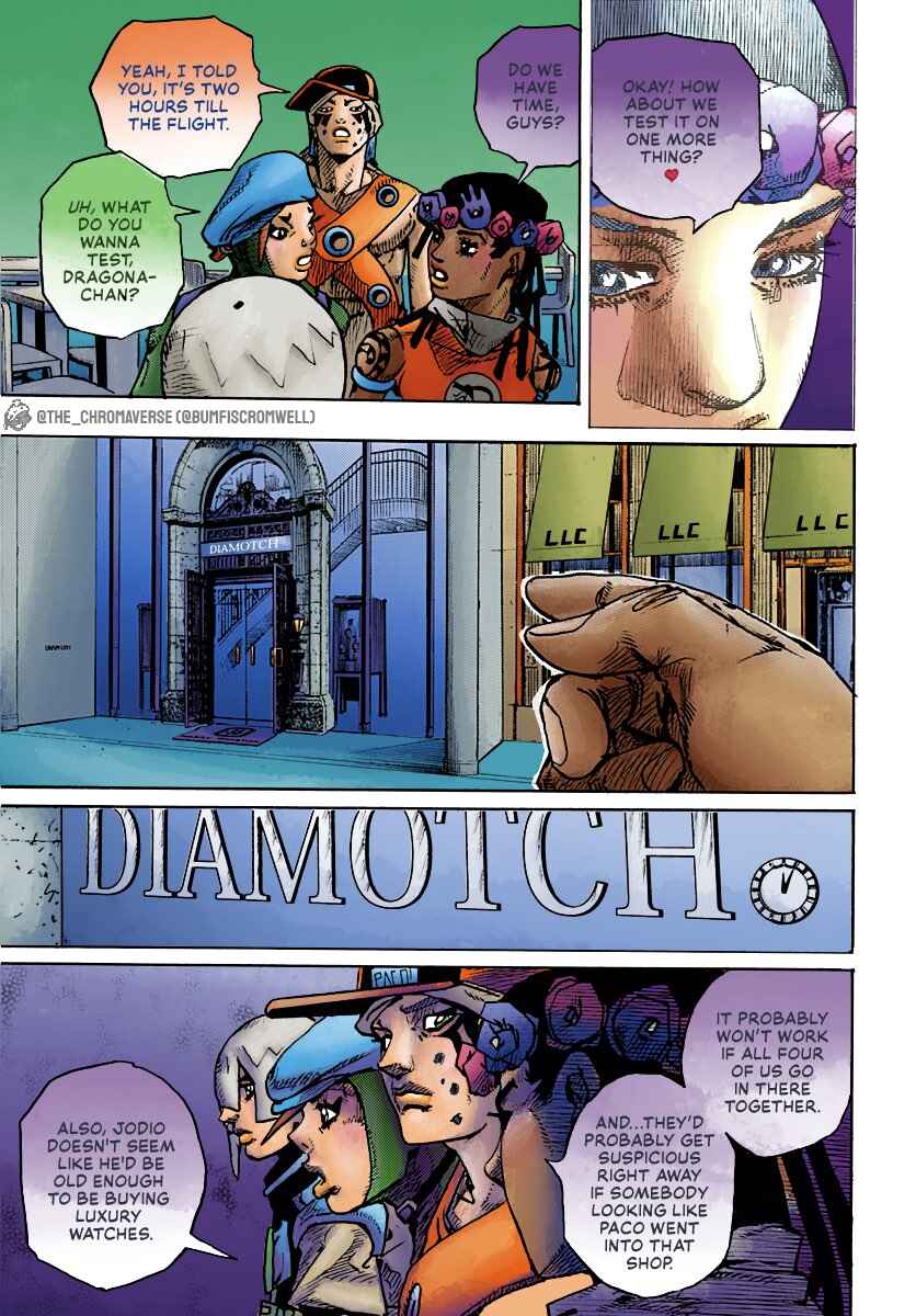 JoJo's Bizarre Adventure Part 9 - The JOJOLands (Fan-Colored) Chapter 8 - Page 15