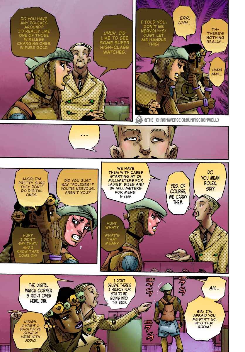 JoJo's Bizarre Adventure Part 9 - The JOJOLands (Fan-Colored) Chapter 8 - Page 24