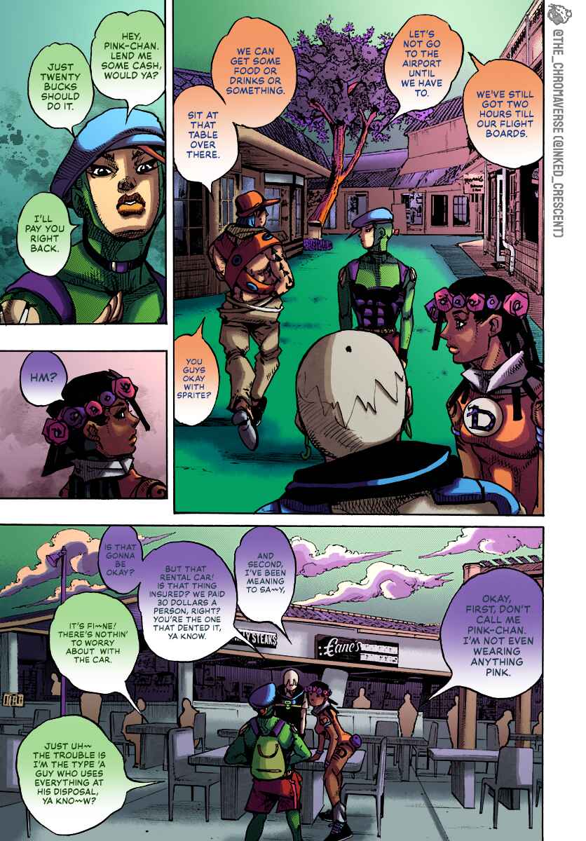 JoJo's Bizarre Adventure Part 9 - The JOJOLands (Fan-Colored) Chapter 8 - Page 5