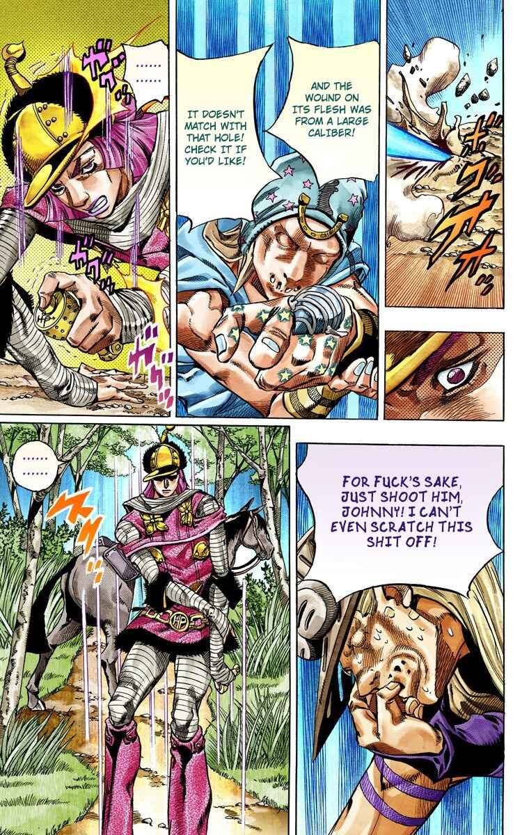 JoJo no Kimyou na Bouken: Part 7 - Steel Ball Run Color-ban Chapter 33 - Page 18