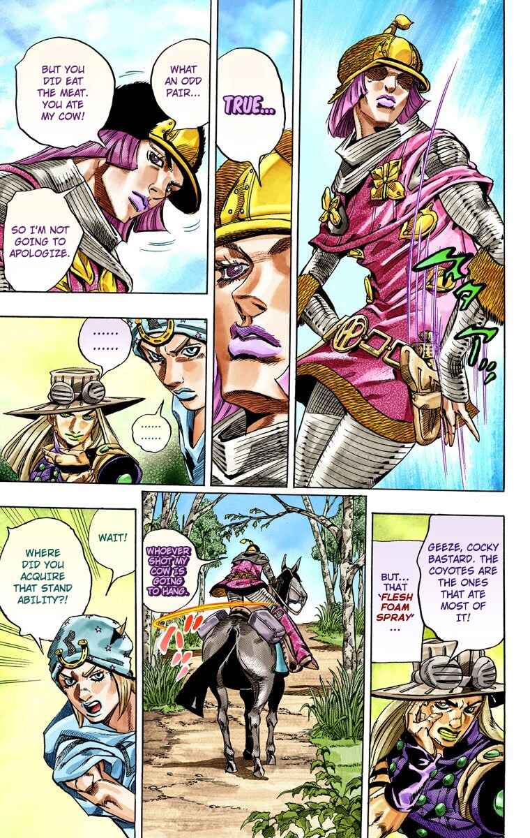 JoJo no Kimyou na Bouken: Part 7 - Steel Ball Run Color-ban Chapter 33 - Page 20
