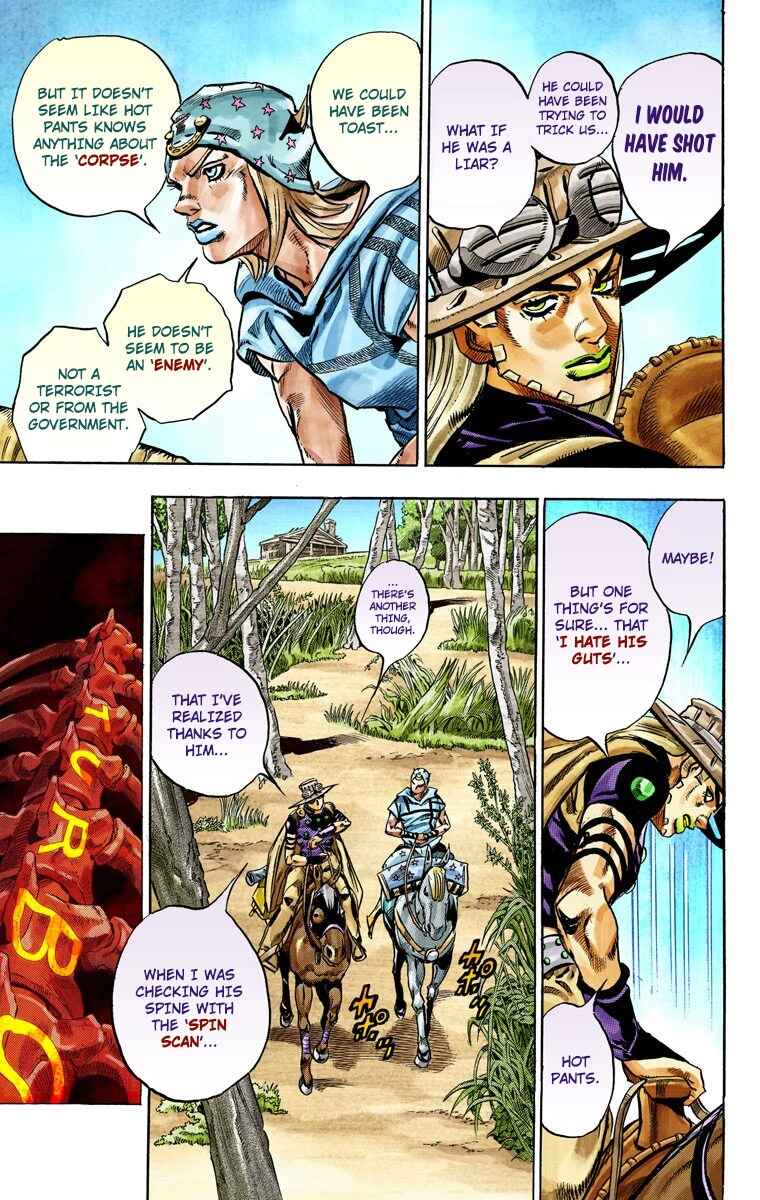 JoJo no Kimyou na Bouken: Part 7 - Steel Ball Run Color-ban Chapter 33 - Page 22