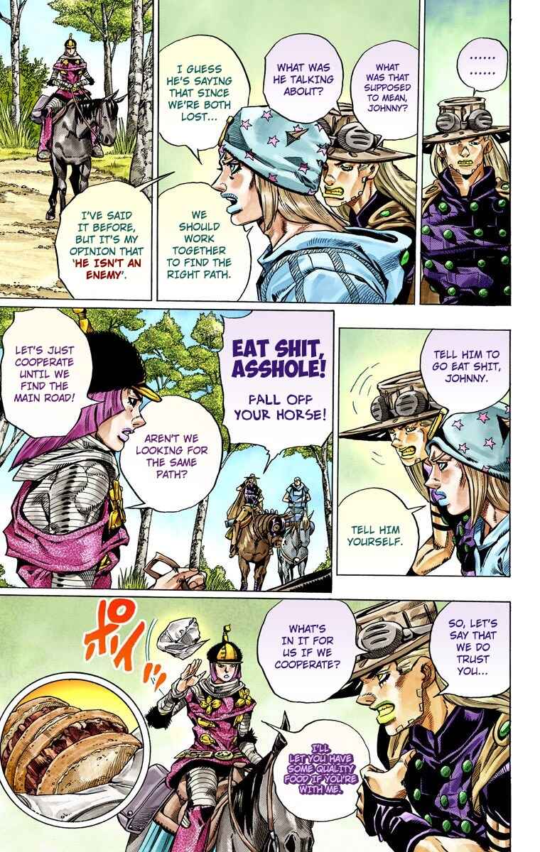 JoJo no Kimyou na Bouken: Part 7 - Steel Ball Run Color-ban Chapter 33 - Page 36