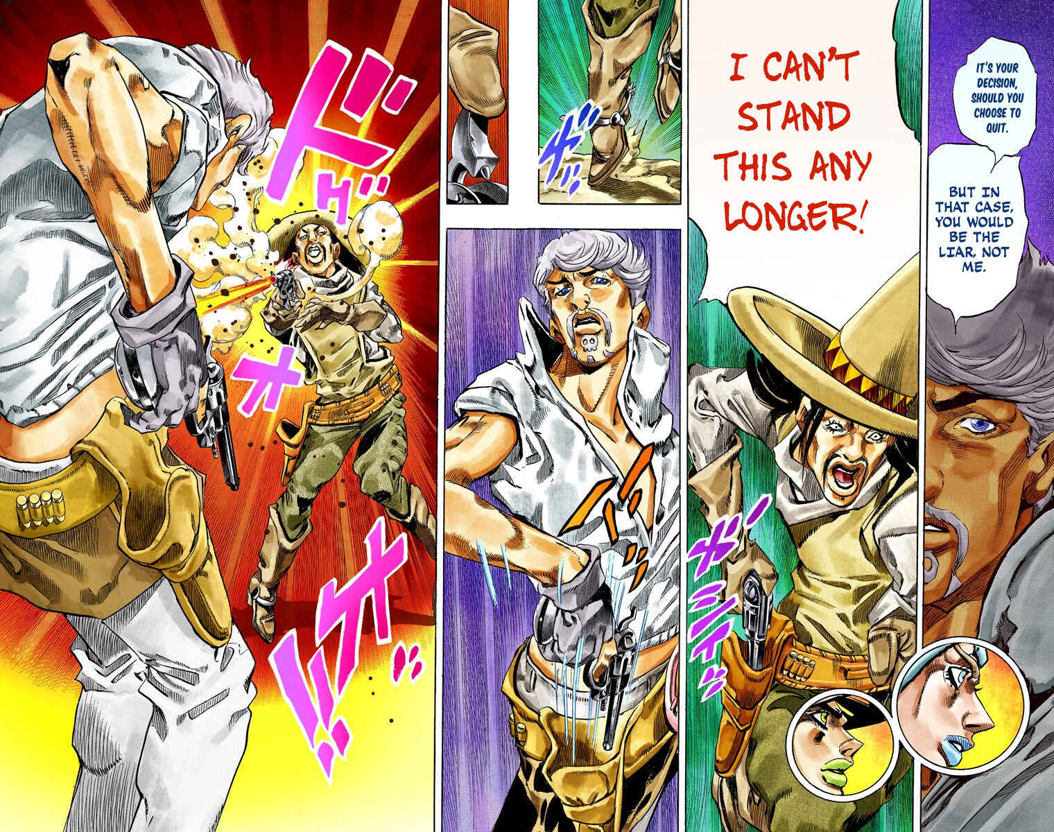 JoJo no Kimyou na Bouken: Part 7 - Steel Ball Run Color-ban Chapter 33 - Page 47