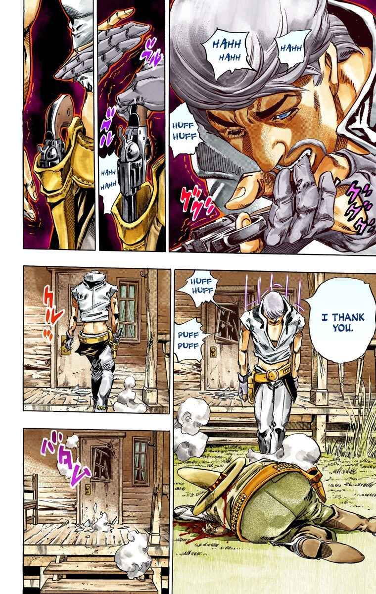 JoJo no Kimyou na Bouken: Part 7 - Steel Ball Run Color-ban Chapter 33 - Page 54