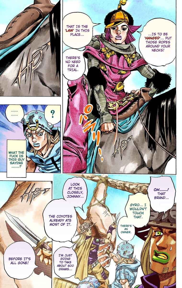 JoJo no Kimyou na Bouken: Part 7 - Steel Ball Run Color-ban Chapter 33 - Page 6