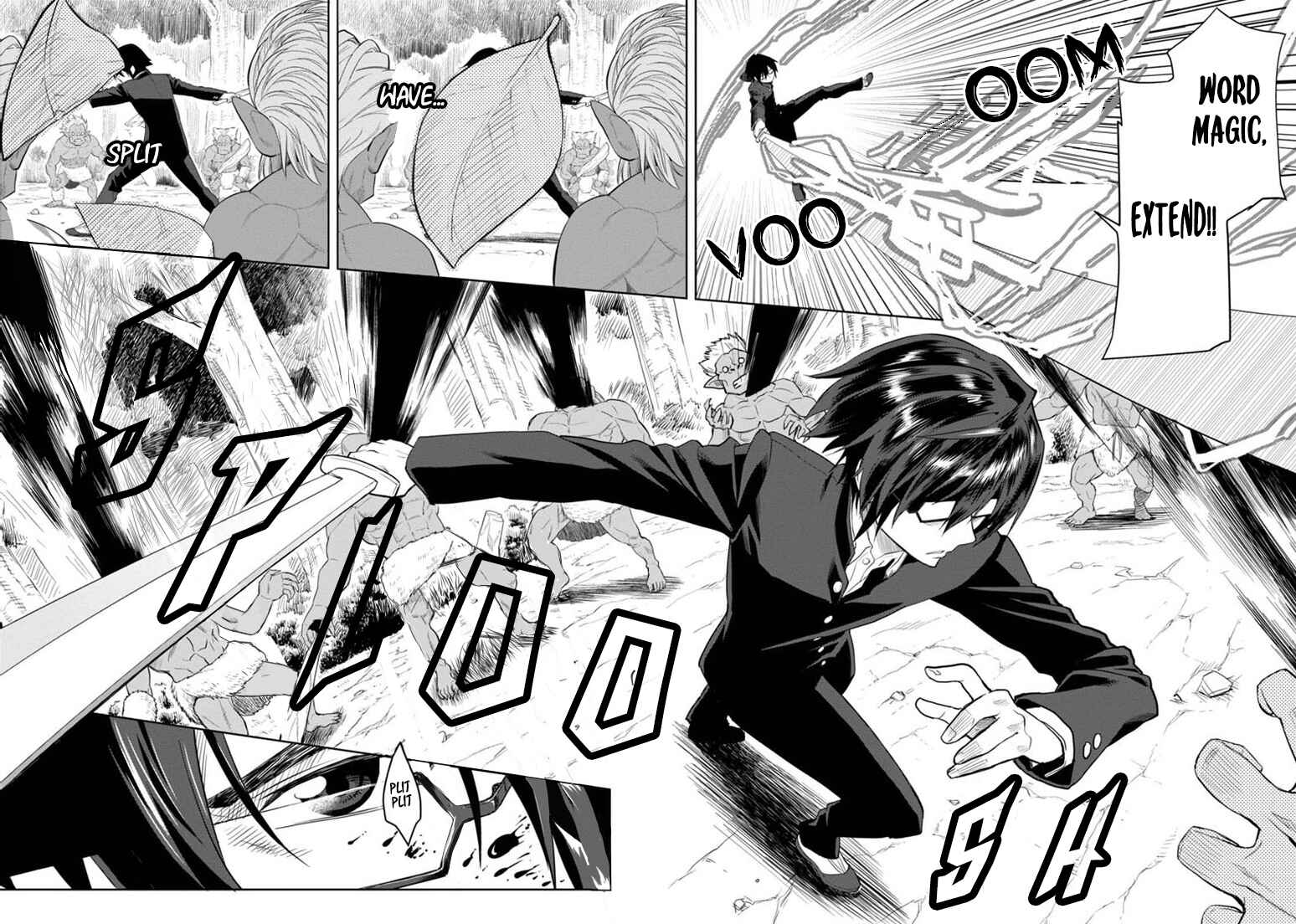 Konjiki no Word Master: Yuusha Yonin ni Makikomareta Unique Cheat Chapter 3 - Page 14