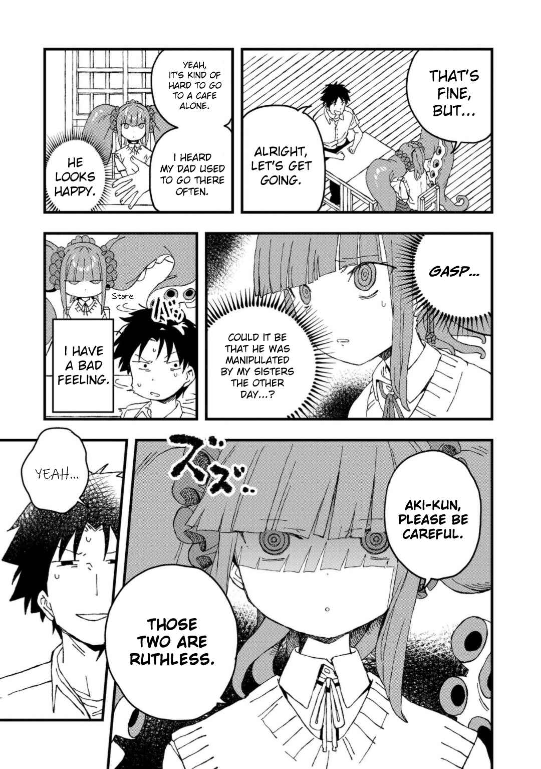 Mizudako-chan kara wa Nigerarenai! Chapter 21 - Page 3