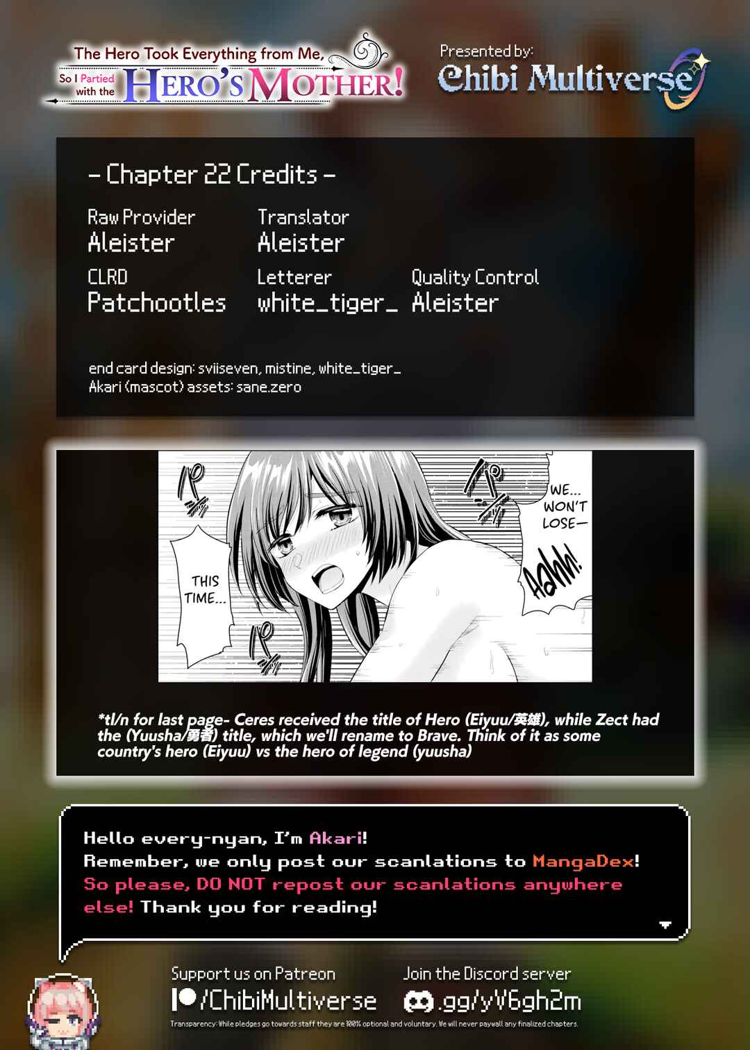 Yuusha ni Zenbu Ubawareta Ore wa Yuusha no Hahaoya to Party wo Kumimashita! Chapter 22 - Page 34