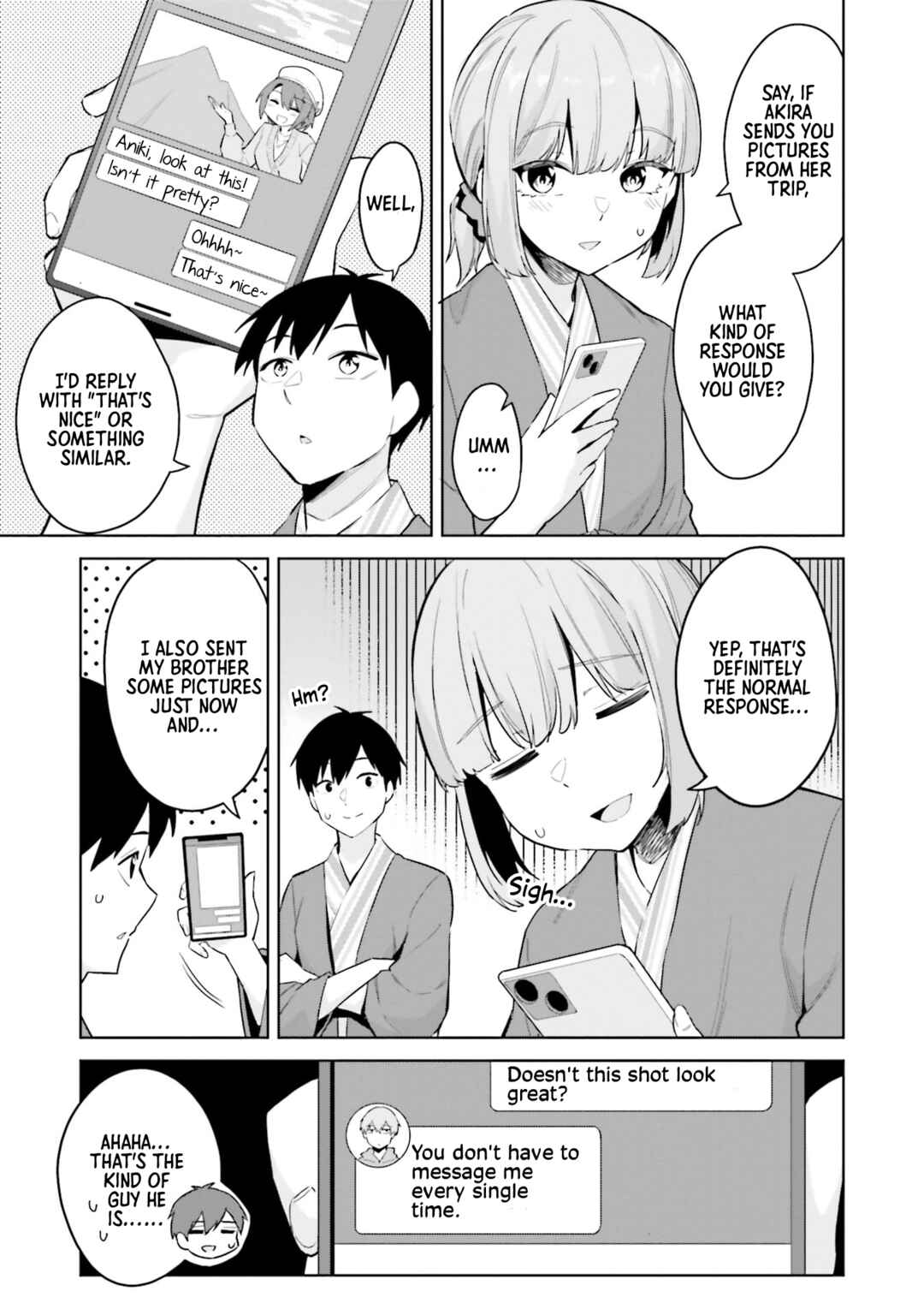 Jitsu wa Imouto deshita. ~Saikin Dekita Giri no Otouto no Kyorikan ga Yatara Chikai Wake~ Chapter 23 - Page 3