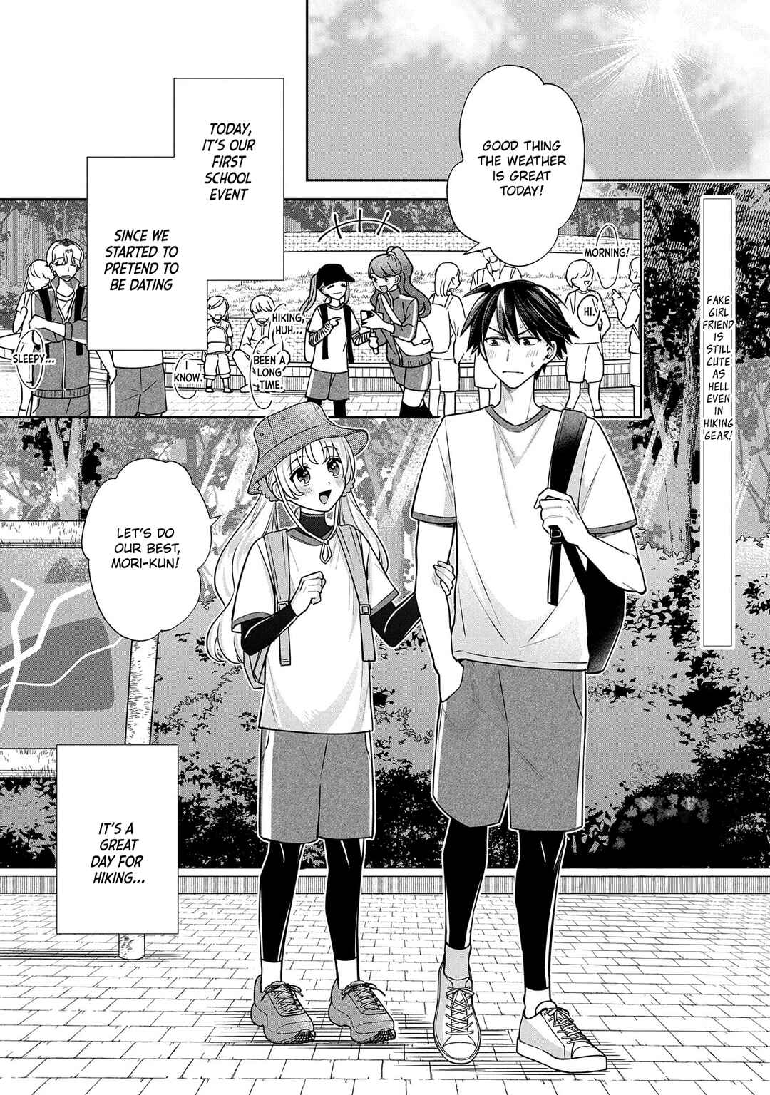 Inaho-kun wa Nise Kanojo no Hazu na no ni Chapter 5 - Page 1