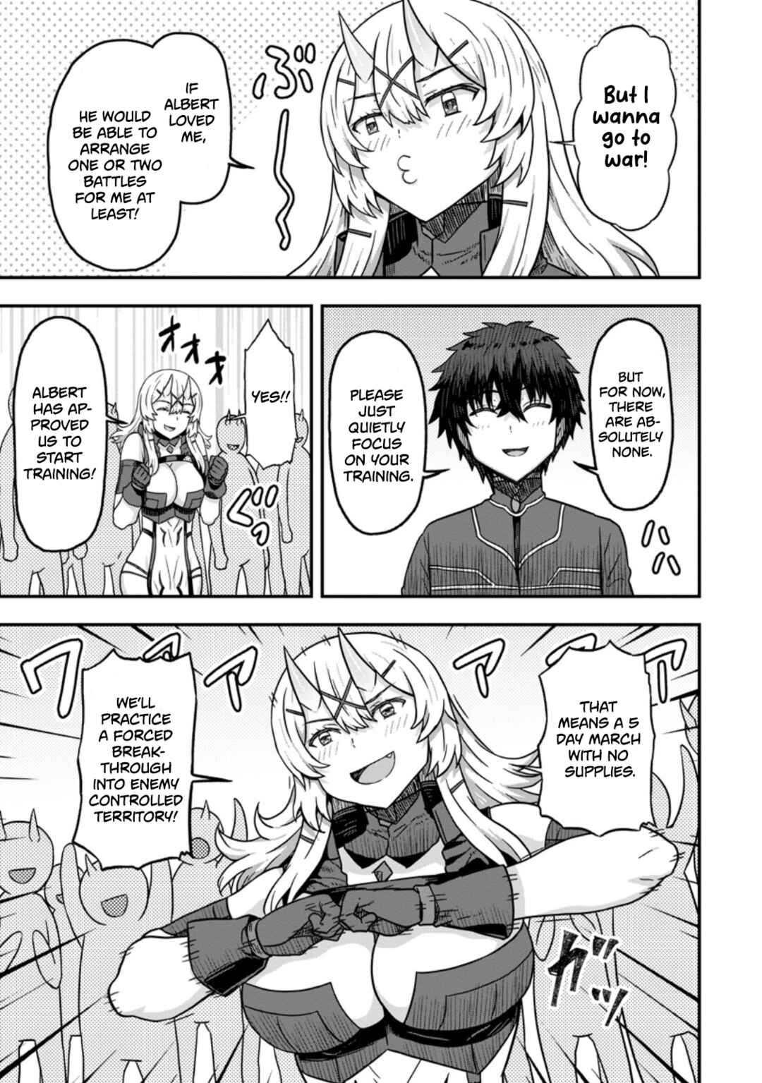 Isekai Saikyou no Yome desu ga, Yoru no Tatakai wa Ore no Hou ga Tsuyoi You desu - Chiryaku wo Ikashite Nariagaru Harem Senki Chapter 10 - Page 3