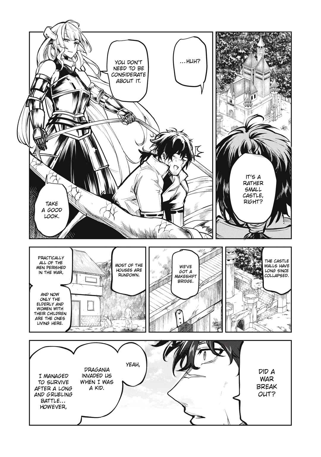 Kuni wo Owareta Ryuushi-san, Hirowareta Ringoku de Ukkari Musou Shite Shimau. ~Jakushou Kokka ga Tairiku Saikyou no Ryuu no Rakuen ni Naru made~ Chapter 2.1 - Page 4