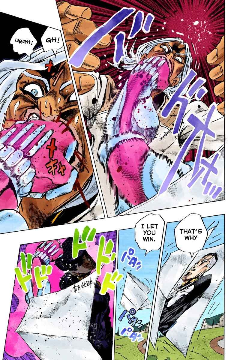 JoJo no Kimyou na Bouken: Part 4 - Diamond wa Kudakenai Color-ban Chapter 144 - Page 14