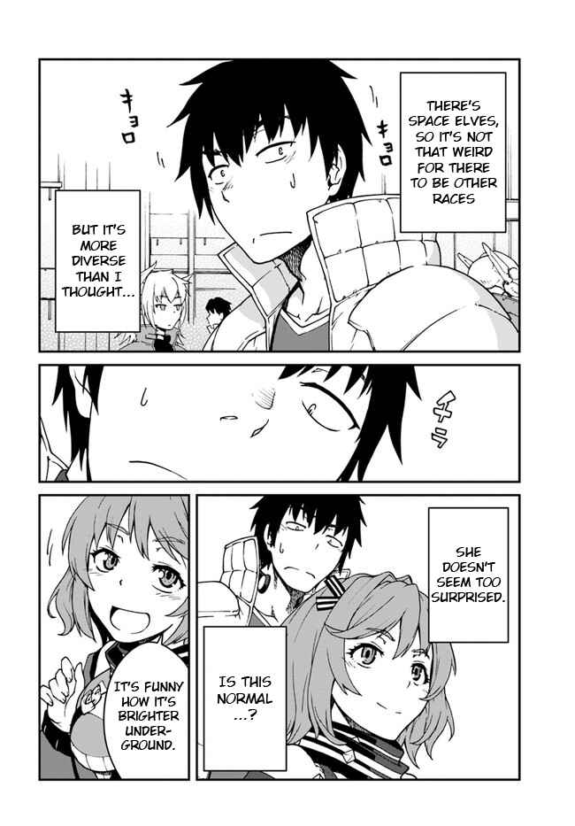 Mezametara Saikyou Soubi to Uchuusen-mochi datta node, Ikkodate Mezashite Youhei to shite Jiyuu ni Ikitai Chapter 12.1 - Page 14