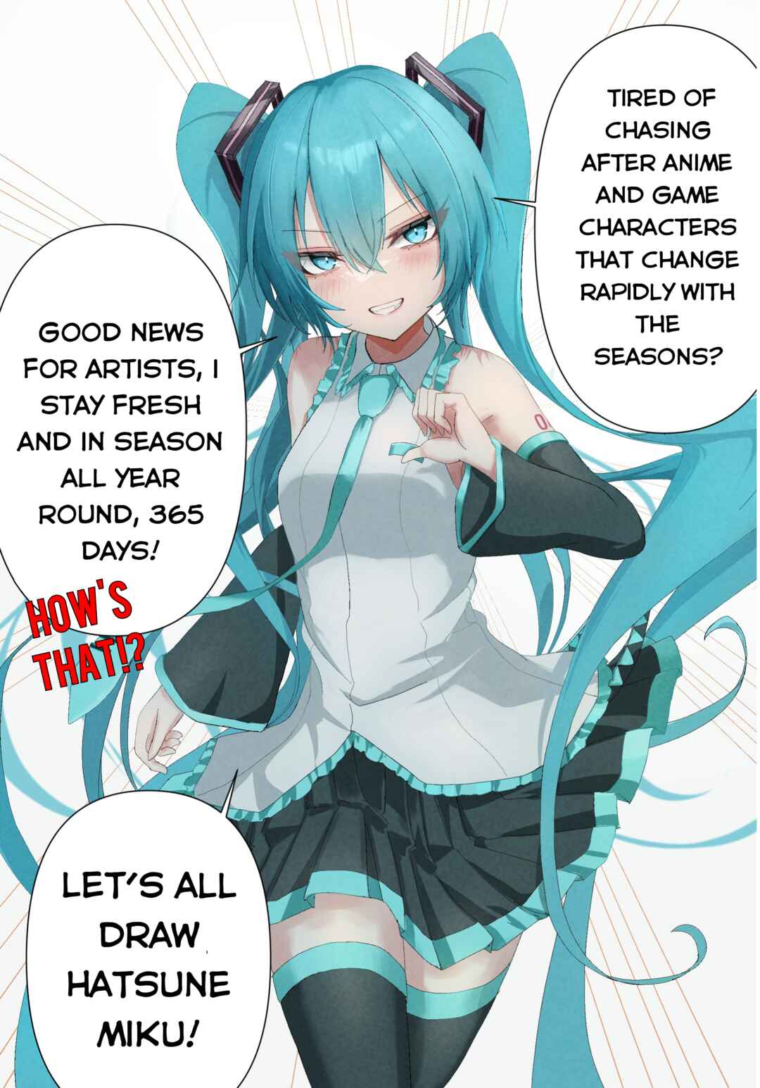 Vocaloid - Hatsune Miku 1 Panel (Doujinshi) Chapter 4 - Page 1