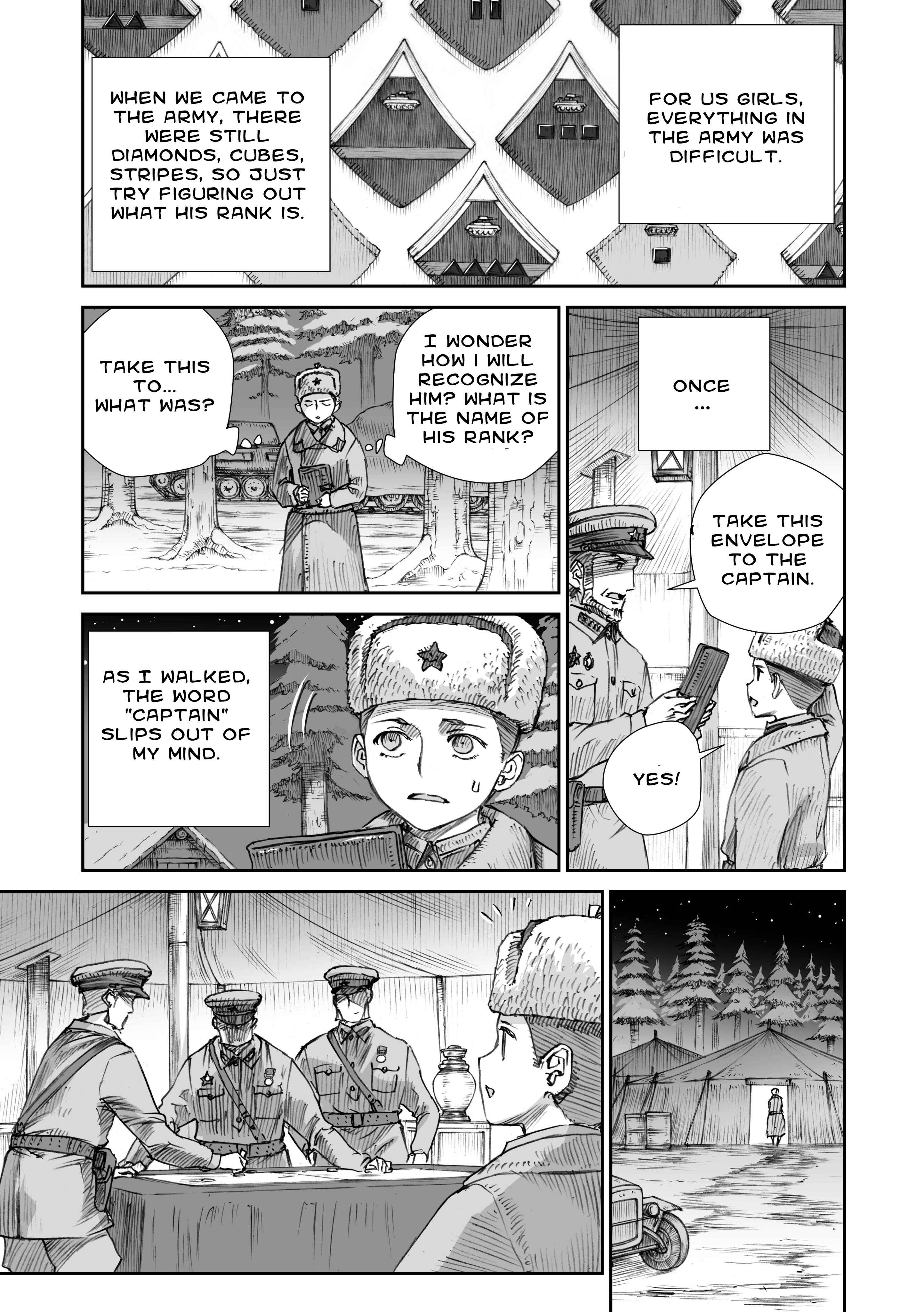 Sensou wa Onna no Kao wo Shiteinai Chapter 11.2 - Page 9