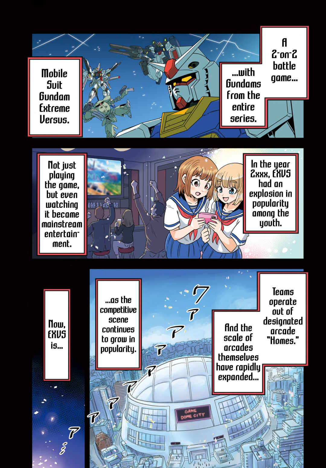 Mobile Suit Gundam EXVS - Girls on Extreme Chapter 1 - Page 1