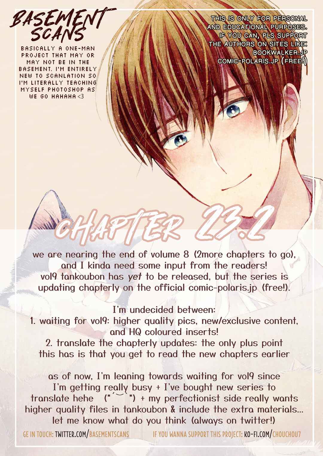 Doukyonin wa Hiza, Tokidoki, Atama no Ue. Chapter 23.2 - Page 10