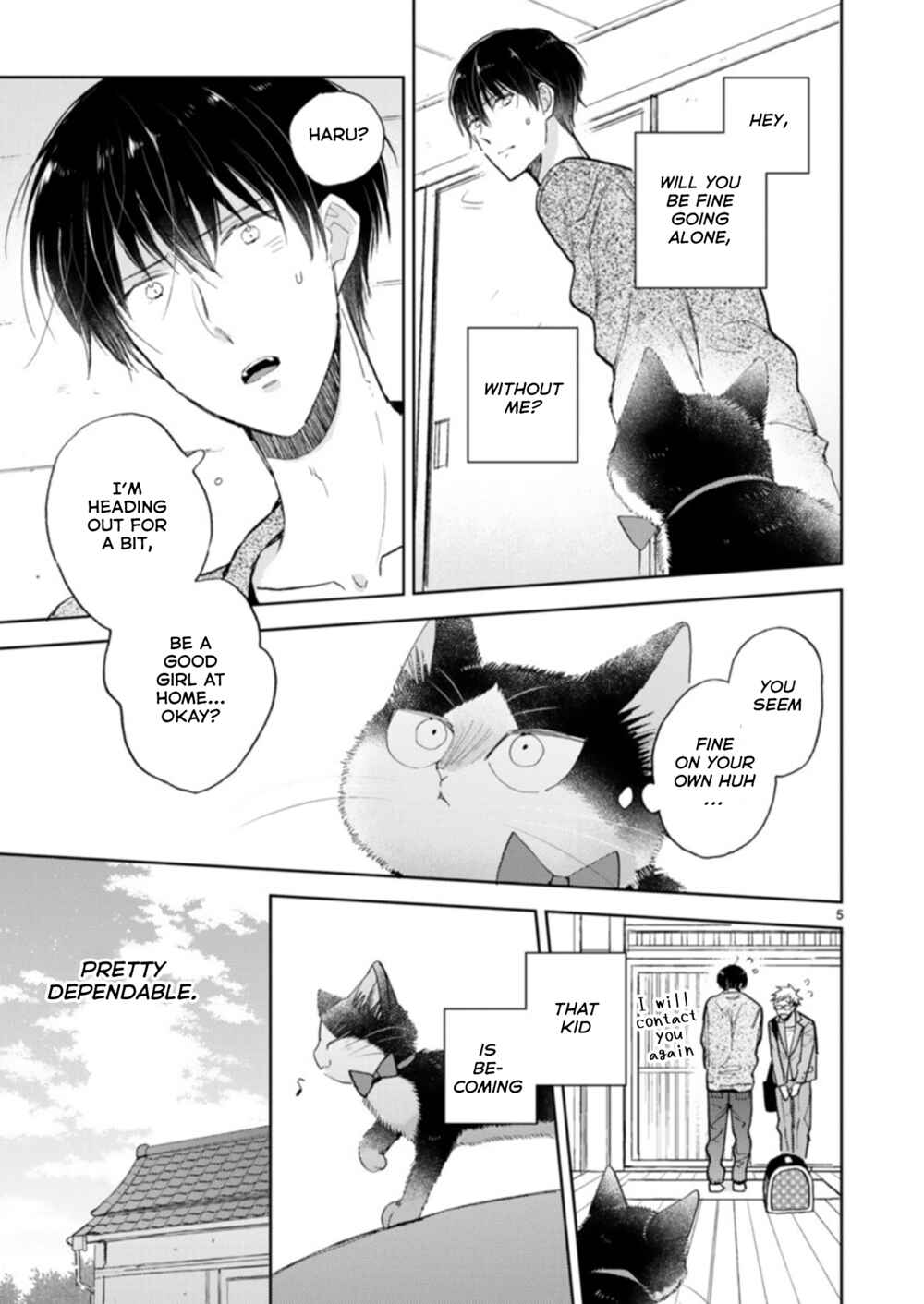 Doukyonin wa Hiza, Tokidoki, Atama no Ue. Chapter 19.3 - Page 5