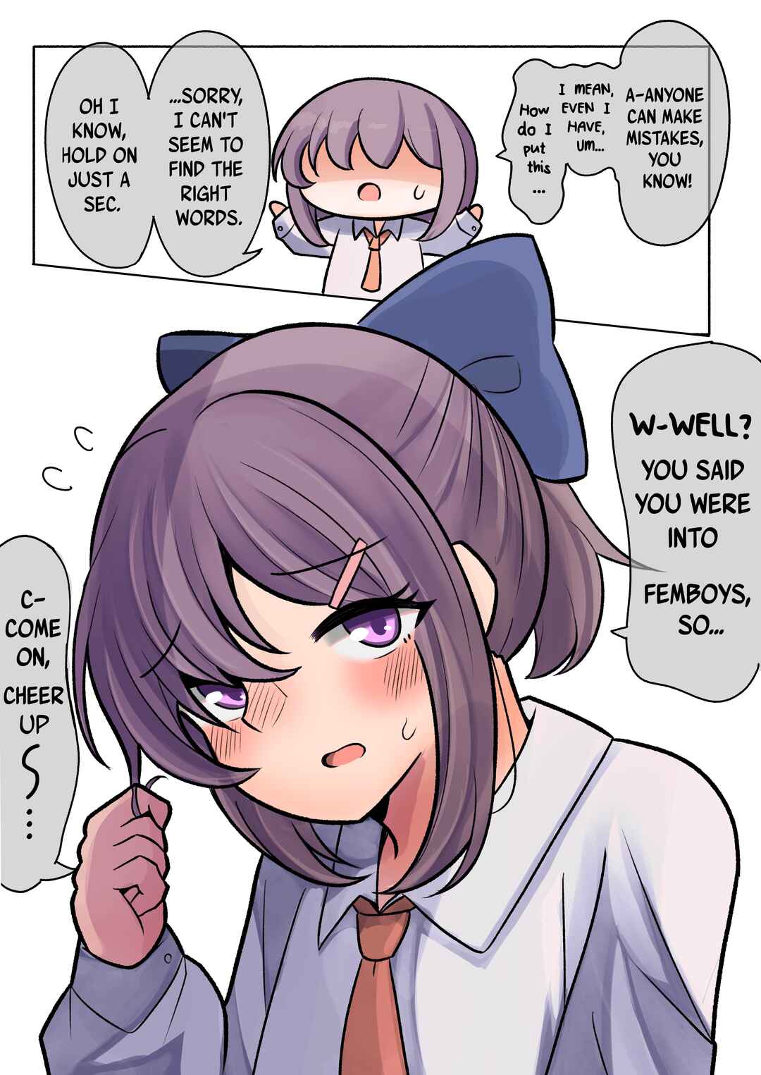 Misu Shitara Hagemashite Kureru Kuchibeta na Joushi ♂ Chapter ? - Page 1