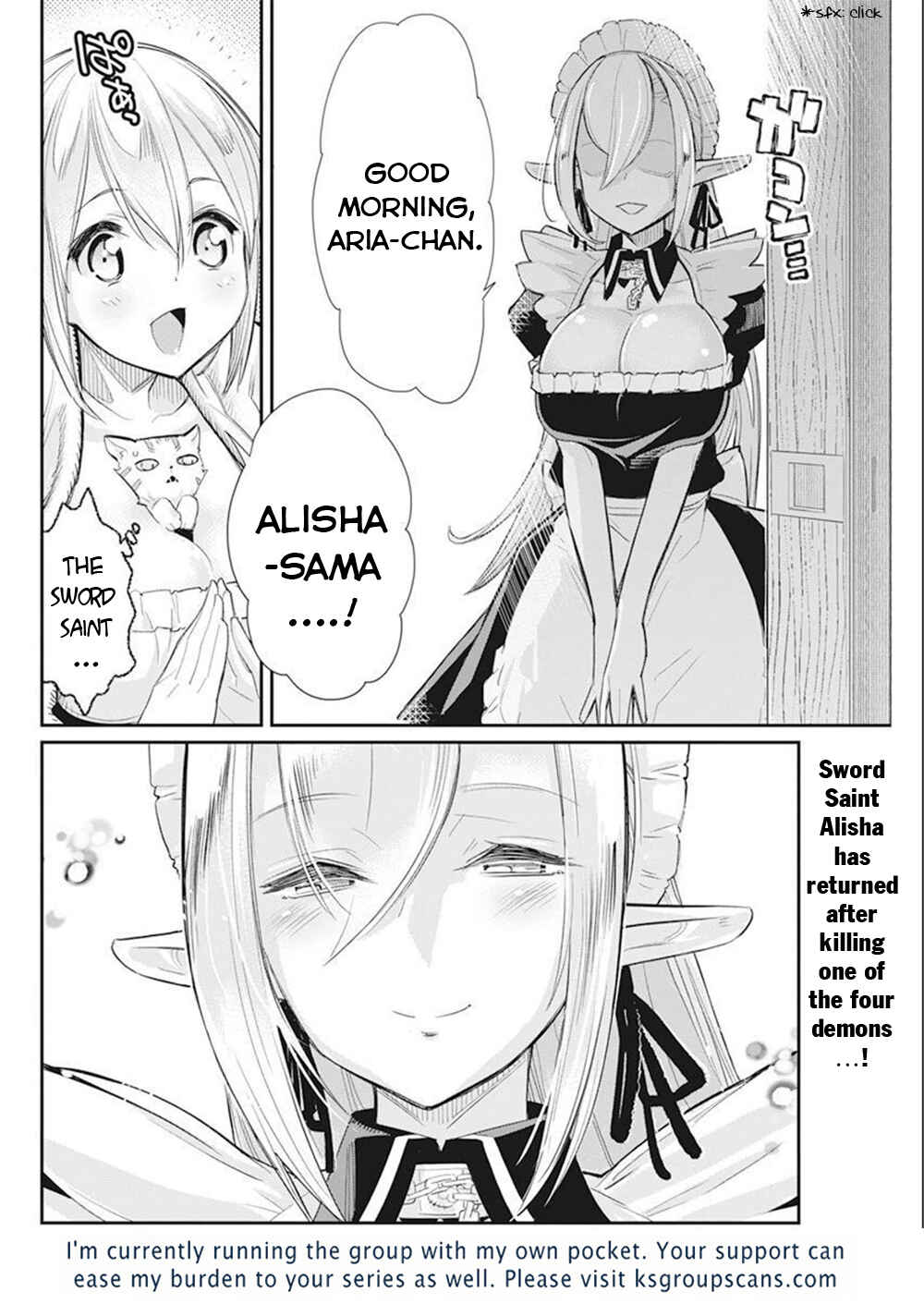 S-Rank Monster no "Behemoth" dakedo, Neko to Machigawarete Elf Musume no Pet to Shite Kurashitemasu Chapter 52 - Page 25