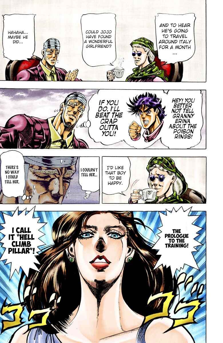 JoJo no Kimyou na Bouken: Part 2 - Sentou Chouryuu Color-ban Chapter 28 - Page 15