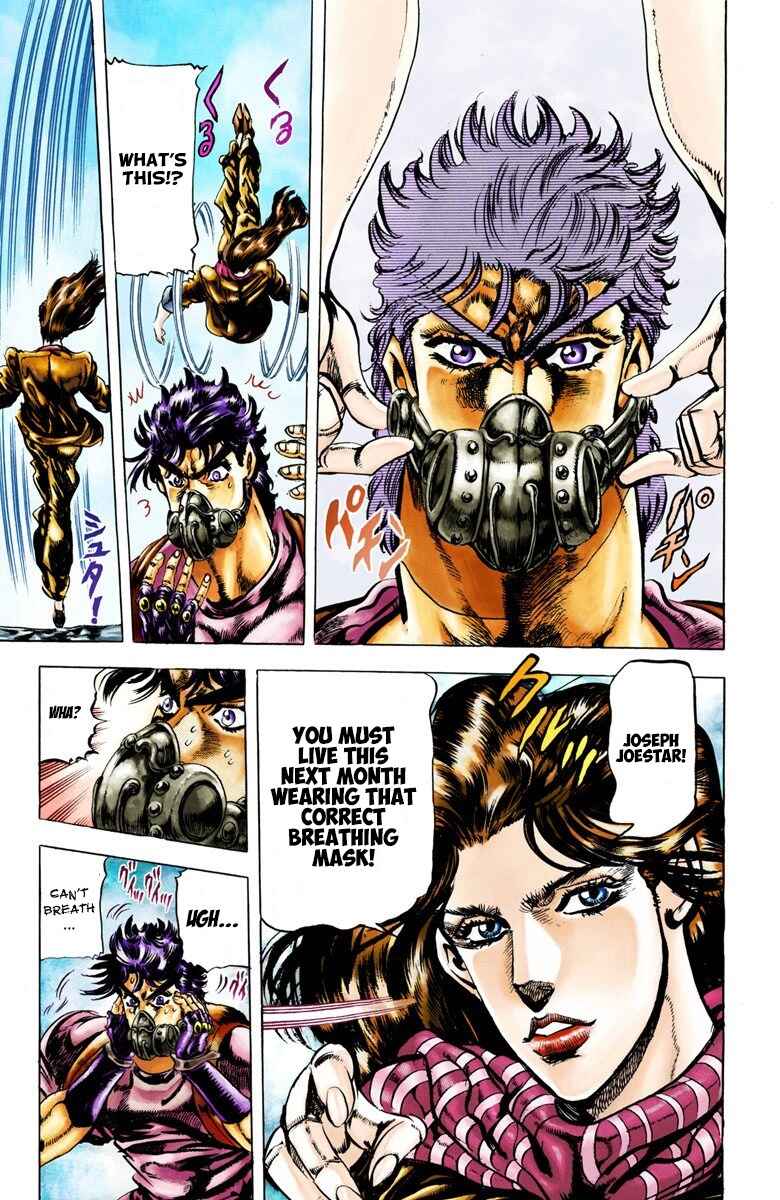JoJo no Kimyou na Bouken: Part 2 - Sentou Chouryuu Color-ban Chapter 28 - Page 8