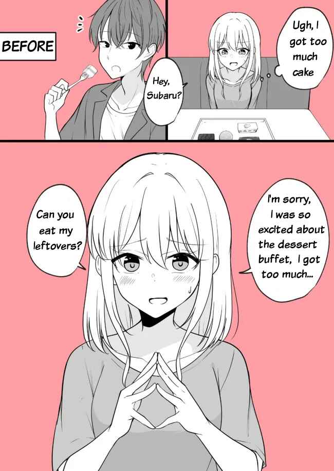 Aru Hi Kareshi ga Onnanoko ni Natteshimata Couple no Nichijou Chapter 14 - Page 1