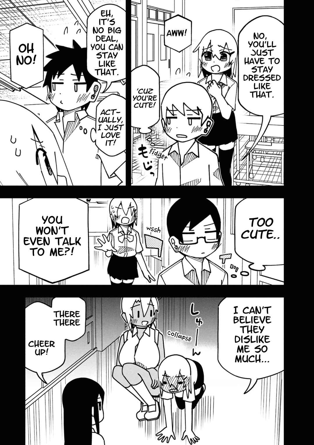 Maibara-kun wa Tsuyotsuyo Gal Kara Hanarerarenai Chapter 12 - Page 9