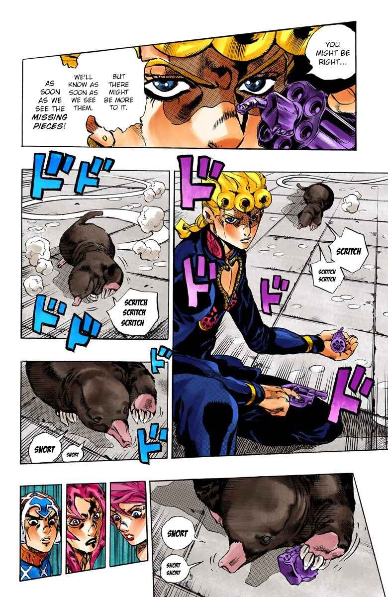 JoJo no Kimyou na Bouken: Part 5 - Ougon no Kaze Color-ban Chapter 141 - Page 12