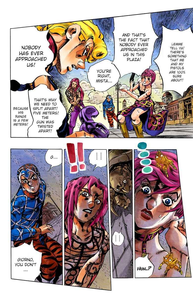 JoJo no Kimyou na Bouken: Part 5 - Ougon no Kaze Color-ban Chapter 141 - Page 14