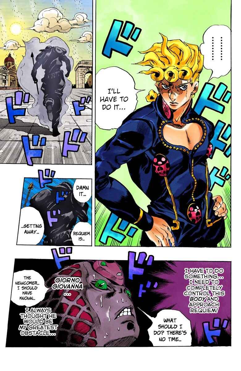 JoJo no Kimyou na Bouken: Part 5 - Ougon no Kaze Color-ban Chapter 141 - Page 19
