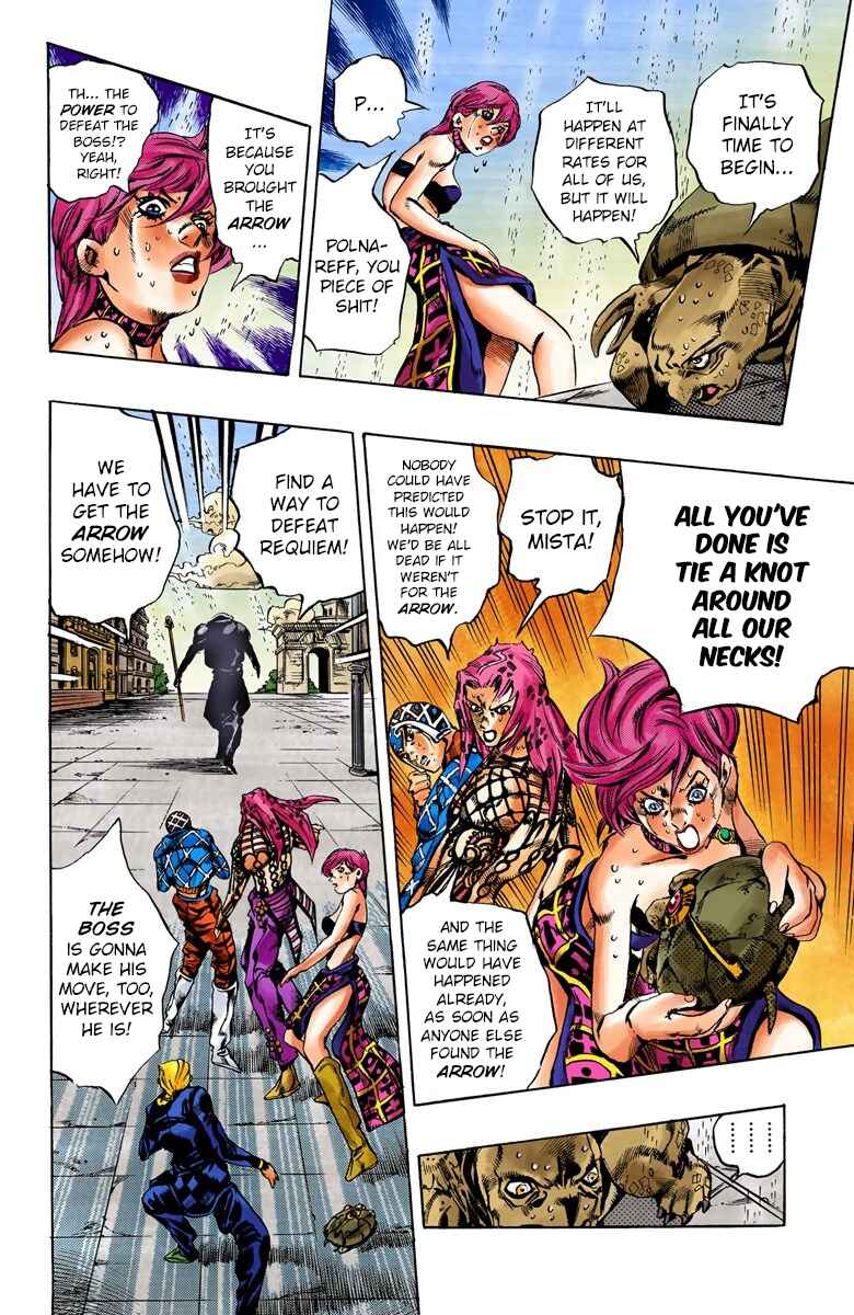 JoJo no Kimyou na Bouken: Part 5 - Ougon no Kaze Color-ban Chapter 141 - Page 5