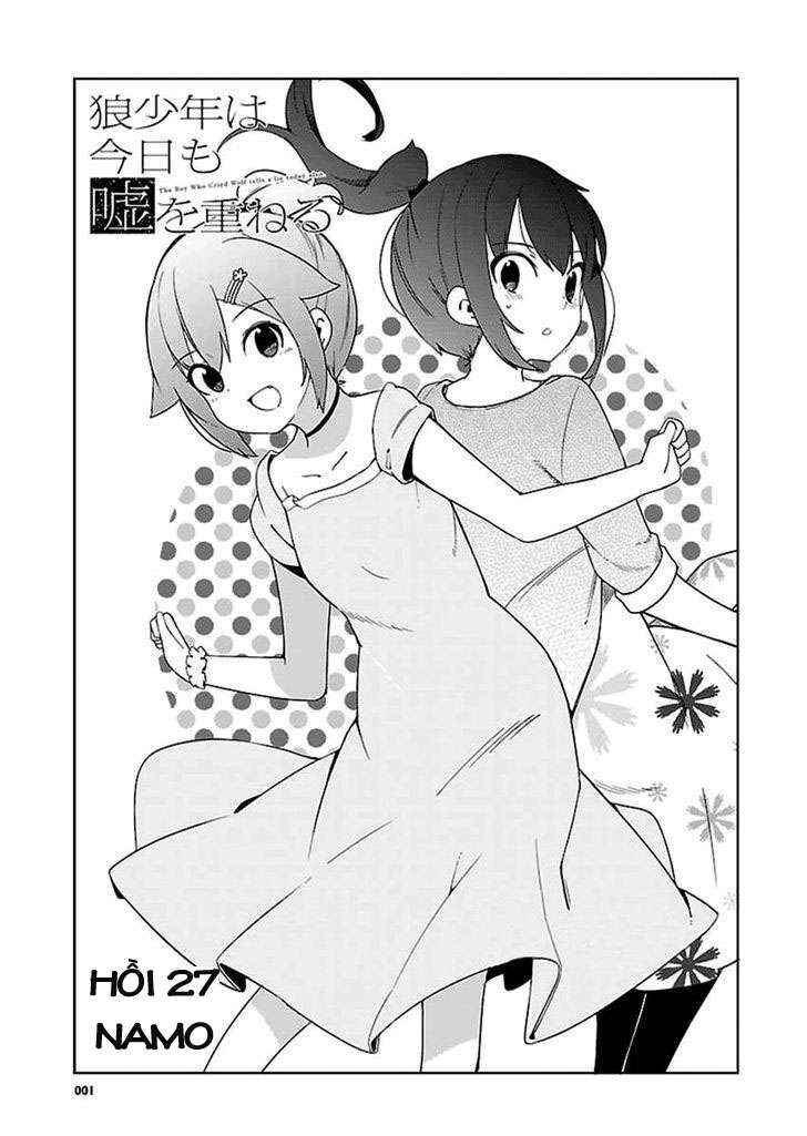 Ookami Shounen wa Kyou mo Uso wo Kasaneru Chapter 27 - Page 2