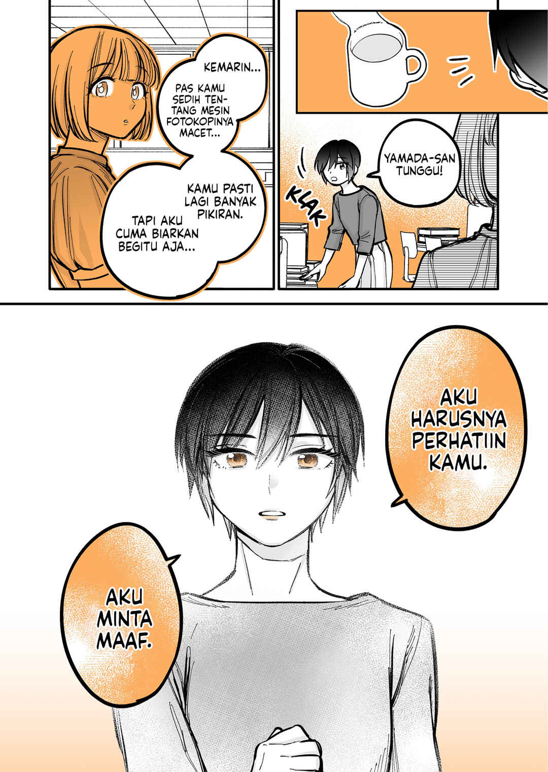 Genkai OL to Joshi Daisei ga 〇〇 Suru Hanashi Chapter 3.4 - Page 4