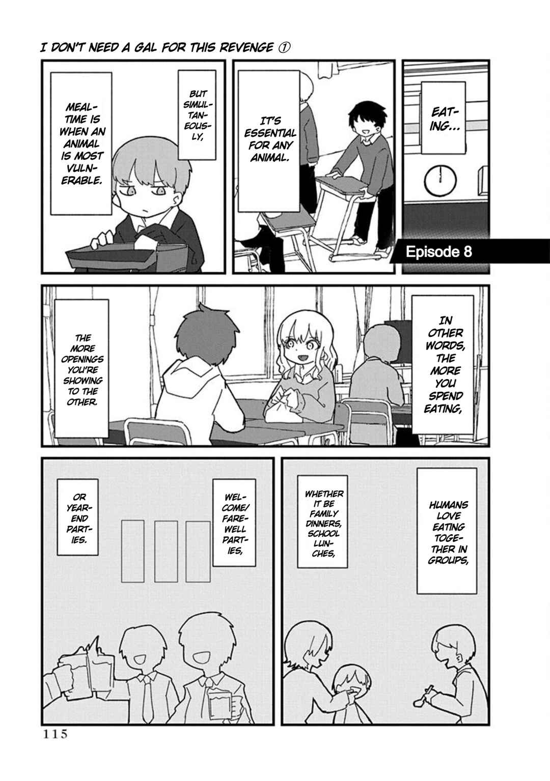 Kono Fukushuu ni Gyaru wa Iranai Chapter 8 - Page 1