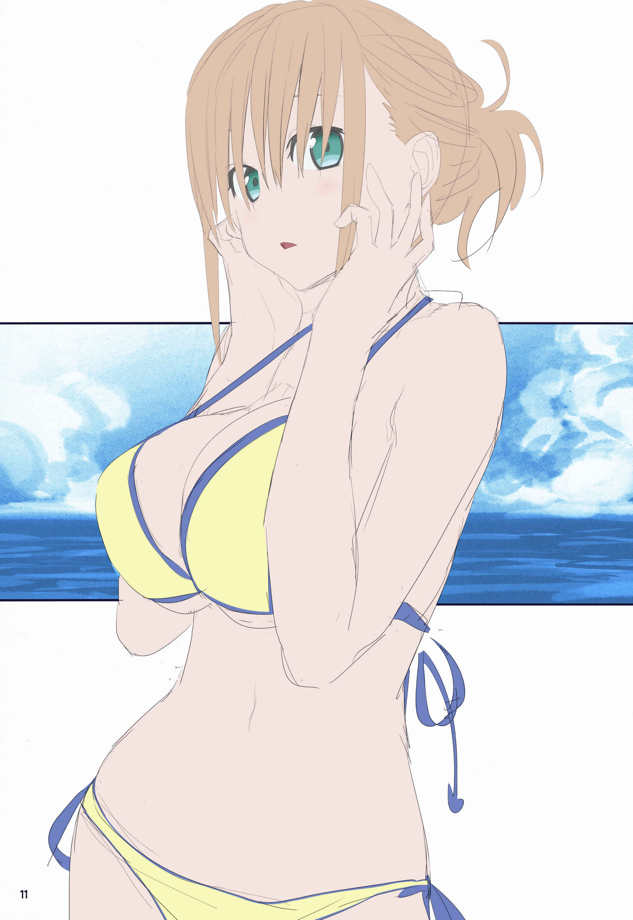 Getsuyoubi no Tawawa (Twitter Webcomic) (Fan Colored) Chapter 14 - Page 11