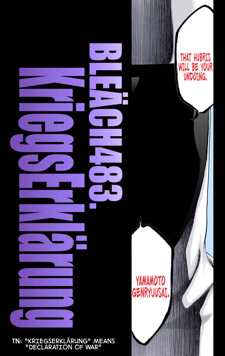 Bleach (Official Colored) Chapter 483 - Page 6