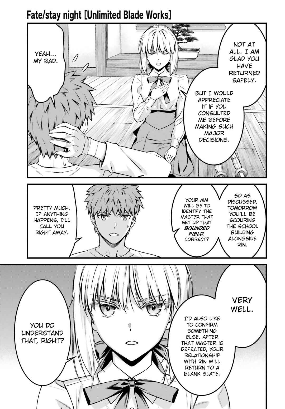 Fate/stay night [Unlimited Blade Works] Chapter 15 - Page 22
