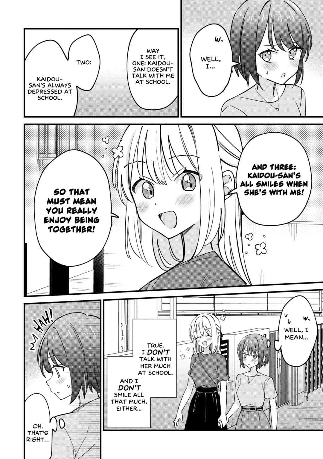 Kao dake yoi Classmate ga, Yatara to Guigui Kuru Yuri no Hanashi. Chapter 6 - Page 9