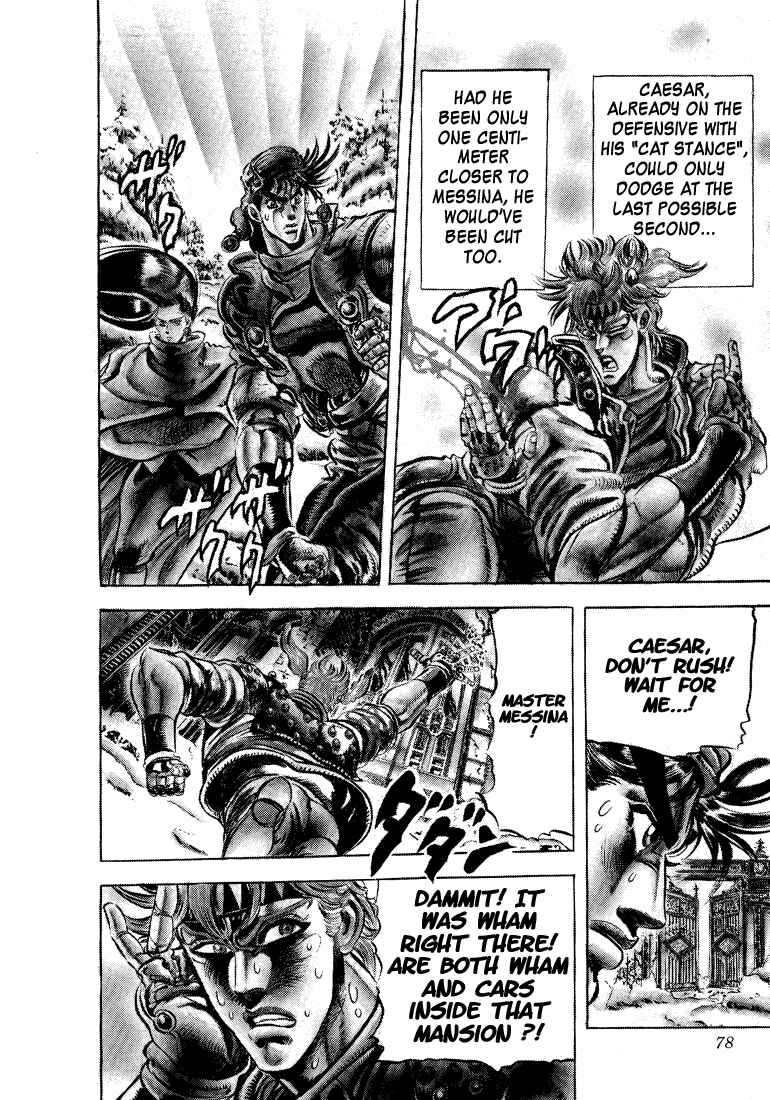 JoJo no Kimyou na Bouken: Part 2 - Sentou Chouryuu Chapter 46 - Page 12