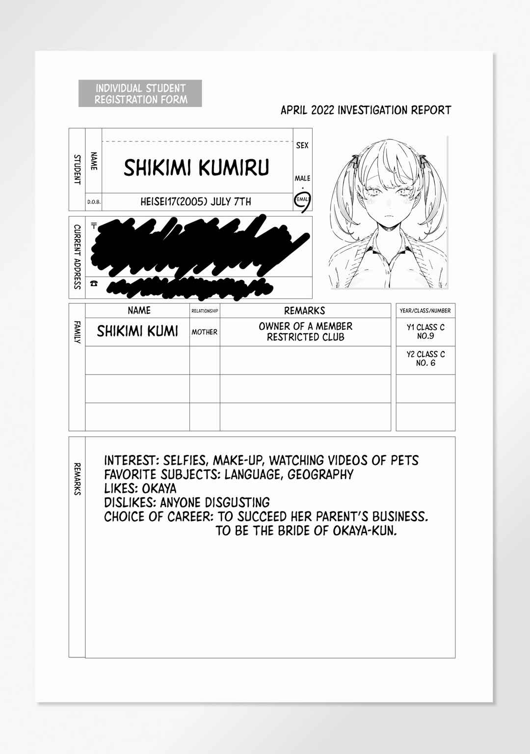 Maria no Danzai Chapter 15.5 - Page 1